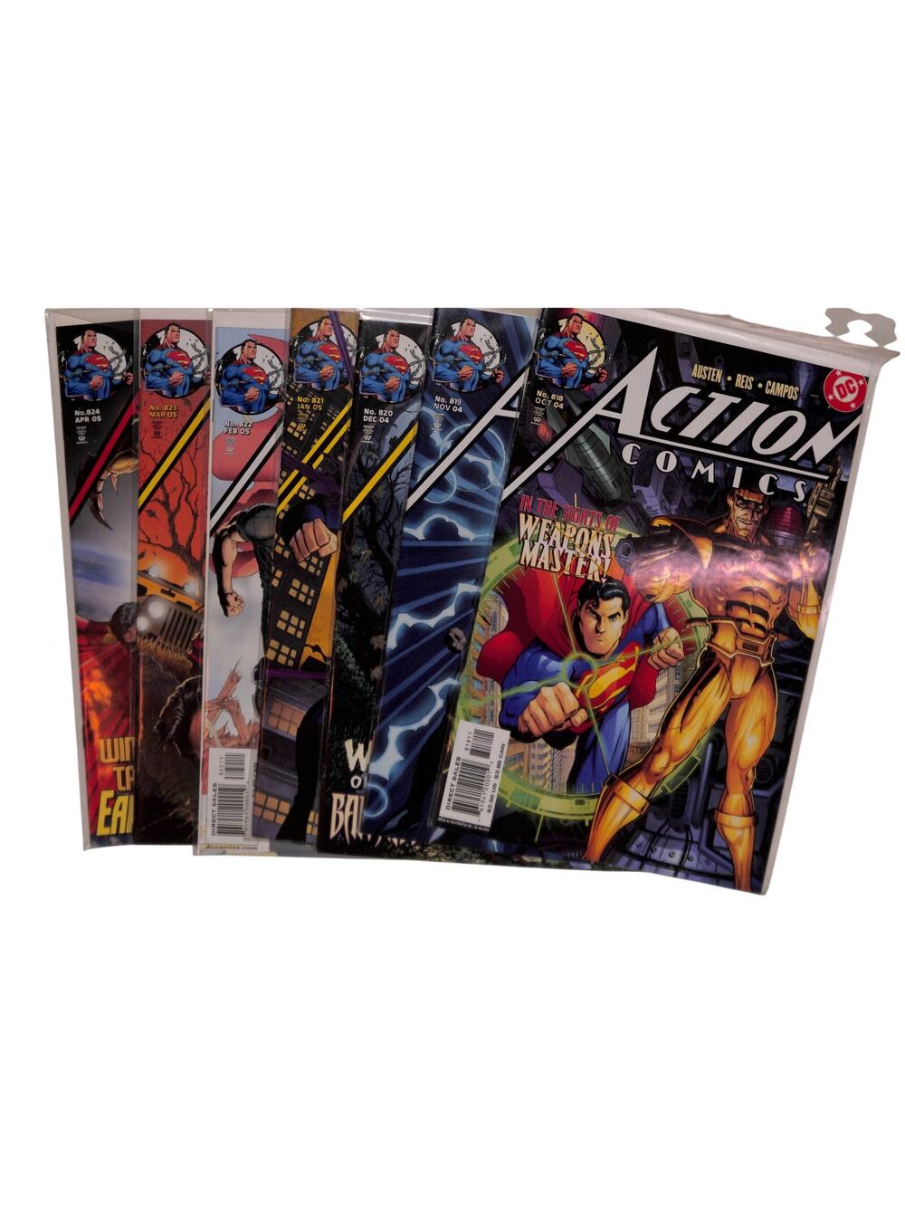 Action Comics # 818 to 824- DC  - 2005 Lot of 7 Superman